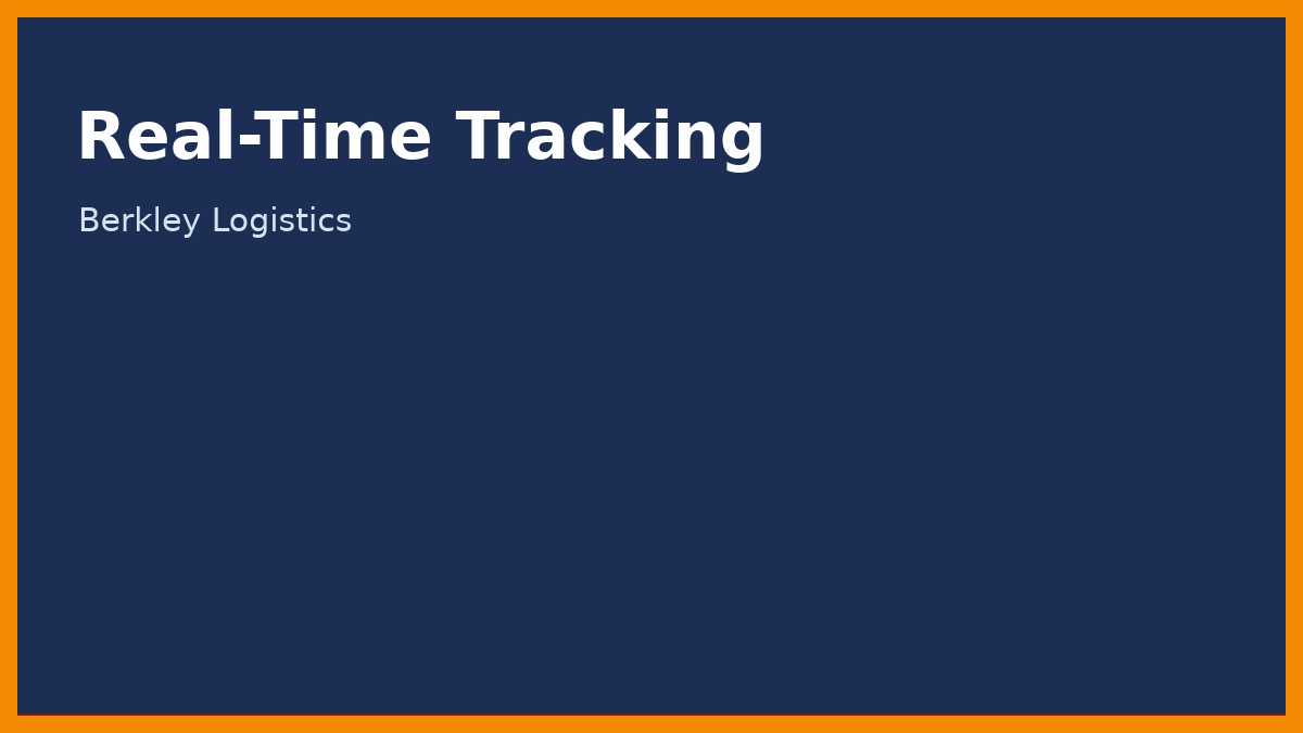 How Real-Time Shipment Tracking Transforms Supply Chain Management